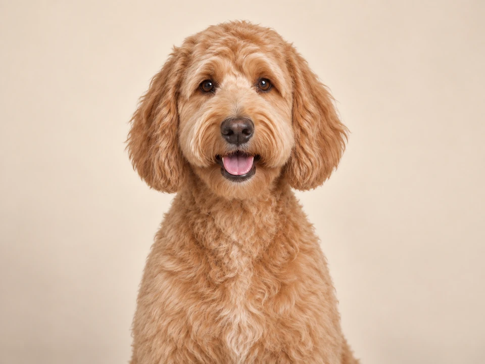 Example AI preview: Goldendoodle haircut preview on the owner’s own dog